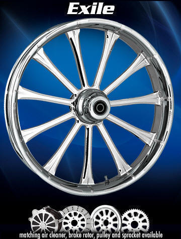 Motorcycle / Cruiser RC Components Chrome Billet Rims - 1(509)466-3410